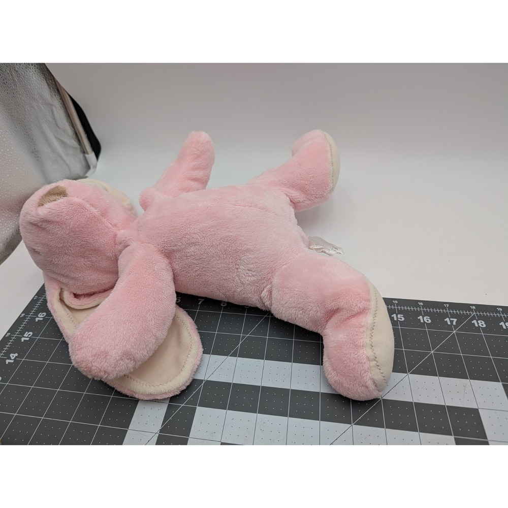 Pottery Barn Kids PBK Pink Rabbit Plush Stitched Ears Feet Stuffed Animal Toy - Picture 14 of 14
